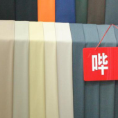 哔叽TR梭织染色服装面料