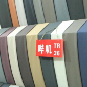 TR混纺哔叽36梭织服装面料