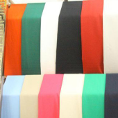 亚麻竹节面料 涤棉麻梭织染色服装面料 现货