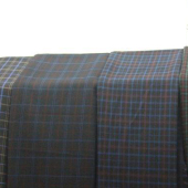 色织格子面料 涤棉梭织色织服装面料 现货