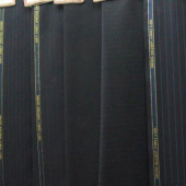 高档毛料西服面料 毛涤梭织染色西服制服服装面料 现货
