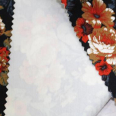 罗马布印花面料 R/N/SP针织服装面料 现货