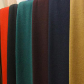 针织单面绒 染色外套大衣面料