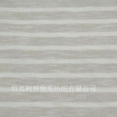 新款CVC毛圈 女装针织横条面料样