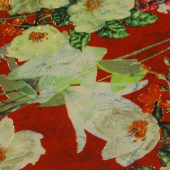 数码印花面料 全涤针织服装面料 现货