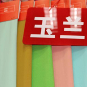 玉兰麻面料 全涤梭织染色服装面料 现货