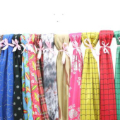 单面平板布面料 全涤针织染色服装面料 现货