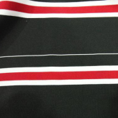 横机罗纹 涤纶针织染色服装面料 现货