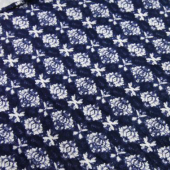四面弹印花全涤针织服装用布