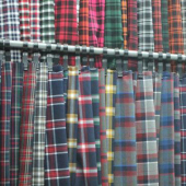 TR格子布 梭织服装染色面料