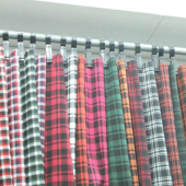 TR格子布 梭织服装染色面料