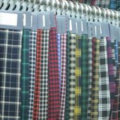 TR格子布 梭织服装染色面料