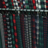 TR格子布 梭织服装染色面料