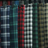 TR格子布 梭织服装染色面料