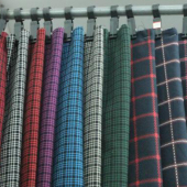 TR格子布 梭织服装染色面料
