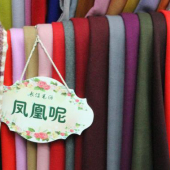 涤毛 凤凰呢 梭织染色服装面料