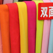涤毛混纺 双面呢梭织染色服装面料