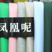 全涤凤凰呢针织染色服装面料