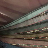 涤粘梭织斜纹面料