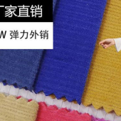 hb008 21坑弹力外销灯芯绒 裤装 童装等服装面料