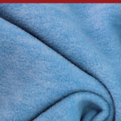 150D144F 240克蓝白双色双面单染双刷单摇阳离子摇粒绒