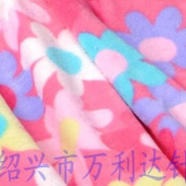 印花珊瑚绒 服装家纺面料 厂家直销 花型多样 美观实用 15新款