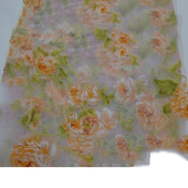 厂家批发新款现货 烂花纱服装面料定制 成品窗帘工程纱