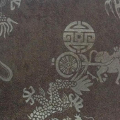 烫金布唐装面料