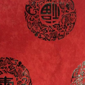 烫金布唐装面料