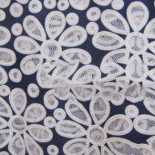 烧花涤棉提花网布