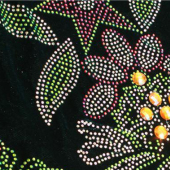 韩国绒烫珠面料