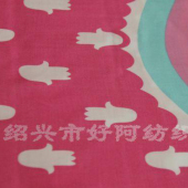 人棉印花面料 rayon printed cloth