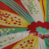 人棉印花面料 rayon printed cloth