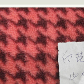 单面摇粒绒 千年格图案 2015新款 厂家直销 女装上衣面料