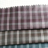全涤化纤色织竖条服装面料
