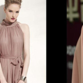 75D咖啡色雪纺面料