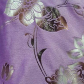 超柔 短毛绒烫金 全涤化纤毛绒面料