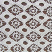 棉线水溶绣花面料蕾丝刺绣花边面料PS14027