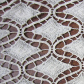 棉线水溶绣花面料蕾丝刺绣花边面料PS14029