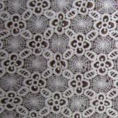 棉线水溶绣花面料蕾丝刺绣花边面料PS14048