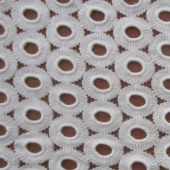 棉线水溶绣花面料蕾丝刺绣花边面料PS14094