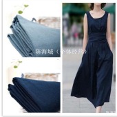 现货苎麻人棉面料 洗水麻布料 30*14 47*58