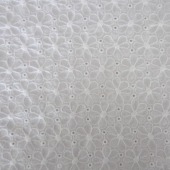 全棉巴厘纱绣花面料镂空刺绣花边面料蕾丝NM01199