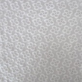 全棉巴厘纱绣花面料镂空刺绣花边面料蕾丝NM01198