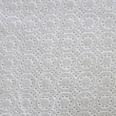 全棉巴厘纱绣花面料镂空刺绣花边面料蕾丝NM01217