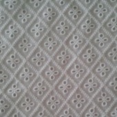 全棉巴厘纱绣花面料镂空刺绣花边面料蕾丝NM01246