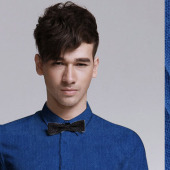 厂家直销 涤棉灯芯绒28条仿平绒 平纹休闲服鞋材面料批发