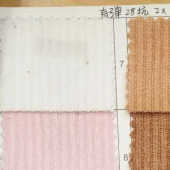 现货批发涤锦28条双开间隙风格条灯芯绒面料