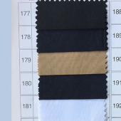现货涤供应口袋布 110X76保安护士工作服面料 工装涤棉布料
