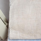 亚麻70棉30色织双层布 21+50梭织男女春夏衬衫面料现货